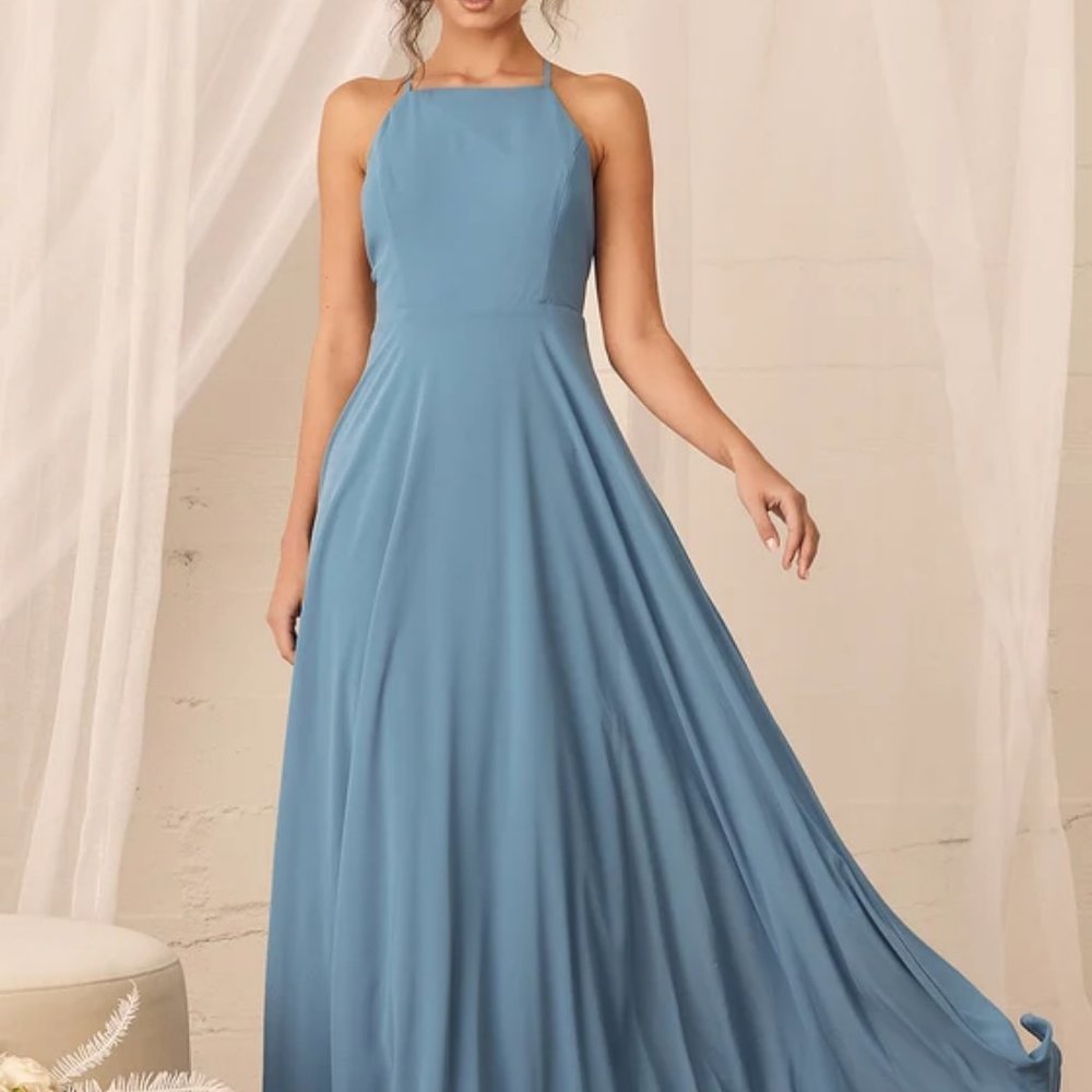 Maxi Blue Lulus Dress